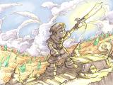 Dyo get the holy sword