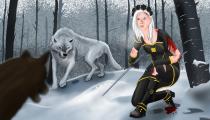 Elina contre les loups