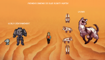 Premiers ennemis Blue Bounty Hunter