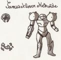 Samus et Larve M�tro�de