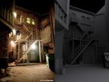 back alley