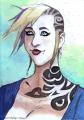 Dessin de personnage improvis� sur papier 07 2025