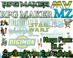 Mega Pack DLC Fan-Games Rpg Maker MV MZ