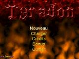 Ecran de Titre de mon jeu nomm&eacute; Tyradon