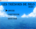 Les Tr�sors De Nilo : Ecran titre V1